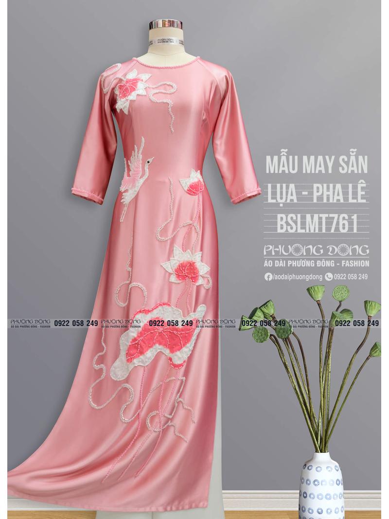 Áo Dài Bà Sui Lụa Thêu Kết Pha Lê BSLMT761